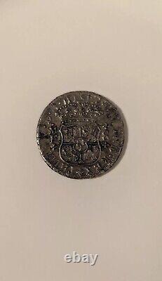 1745 Mexico Pillar Dollar 8 Reales Silver Coin 8R