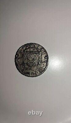 1745 Mexico Pillar Dollar 8 Reales Silver Coin 8R