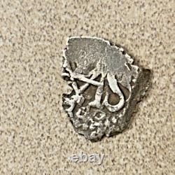 1749 1/2 Real Spanish Coonial Cob M460 1,6 Gr Small
