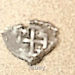 1749 1/2 Real Spanish Coonial Cob M460 1,6 Gr Small