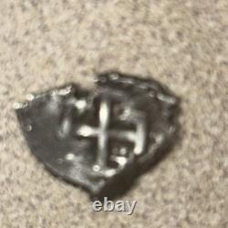 1749 1/2 Real Spanish Coonial Cob M460 1,6 Gr Small