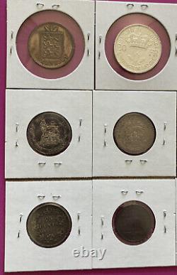1764-1964 Germany, Greece, Canada, England, Russia 12 Coins Lot Very Nice Lot