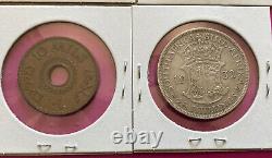 1764-1964 Germany, Greece, Canada, England, Russia 12 Coins Lot Very Nice Lot