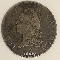 1774 A France Ecu Monnaie De Paris Jean Dupeyron De La Coste. Mint Master