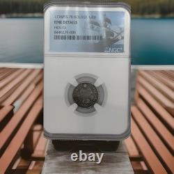 1776 PTS PR Bolivia Holed 1/2 Reale NGC Certified Independence Anniversary