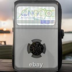 1776 PTS PR Bolivia Holed 1/2 Reale NGC Certified Independence Anniversary