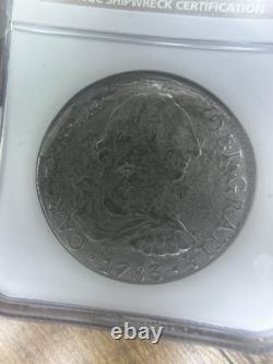 1783 FF Mexico 8R, El Cazador Shipwreck, NGC Genuine