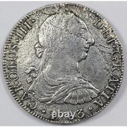 1783 Silver 8 Reales Colonial Coin