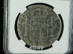 1783 Spanish Shipwreck Treasure, Salvaged Silver 8 Reales El Cazador NGC
