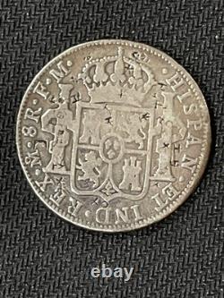 1784 Silver Coin Carolus III Dei Gratia Hispan ET IND Rex M8R FM