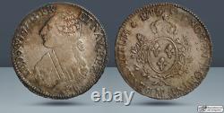 1785 France Ecu. King Louis XVI, Toulouse Mint, Almost Uncirculated, Toned C7314