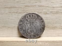 1786 MDV 2 Real Spain Silver Coin (Charles III)