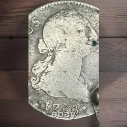 1788 2 R Carolus III Seville Mint Mark C Assayer KM#412 Absolute Rarity