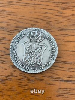 1789 M SPAIN CARLOS IV SILVER Proclamation Medal Herrera Nice