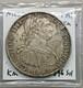 1791 Mexico Silver 8 Reales Om About Uncirculated Spanish Treasure Coin
