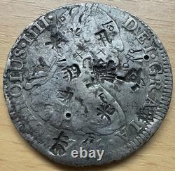 1793 Mo FM Mexico Silver 8 Reales Coin With Chop Marks