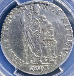 1793 Netherlands West Friesland Silver Gulden PCGS Extra Fine Details Cleaned