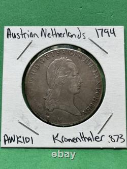 1794 Austrian Netherlands Kronenthaler Raw Coin Damage