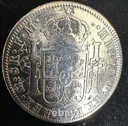 1796 Mexico Hispan Carolus IIII Dei Gratia (8 Reales) Stamped By Asian Trades