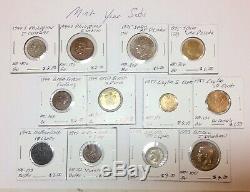 1800s-1900s World Lot of 150 Carded Coins with Silver & BU-AU & Key Dates-Lot #6