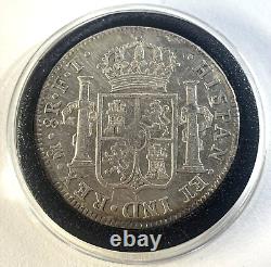 1802 Spanish Mexico Silver 8 Reales Colonial Dollar