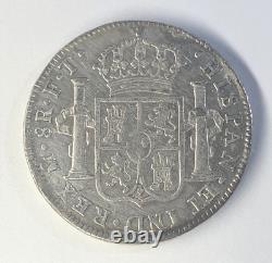 1802 Spanish Mexico Silver 8 Reales Colonial Dollar