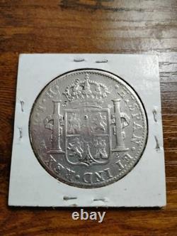 1805 Carolus IIII Mexico 8 Reales Silver Coin with Chop Marks