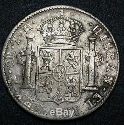 1805 TH Mexico 8 Reales Milled Bust Colonial Piece Of Eight Silver World Coin AU
