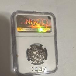 1808 India 10 Cash Madras Presidency Admiral Gardner Shipwreck Silver Washed NGC