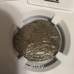 1808 India 10 Cash Madras Presidency Admiral Gardner Shipwreck Silver Washed NGC