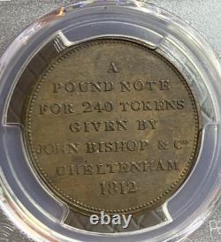 1812 Breat Britain Token 1 Penny John Bishop & Co Pcgs Au58 1812 Breat Britain Token 1 Penny John Bishop & Co Pcgs Au58