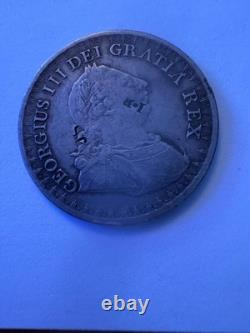 1812 George III Silver Bank Token 3 Shillings, Strong VF Detail, Sharp Wreath