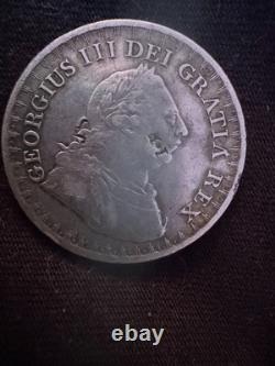1812 George III Silver Bank Token 3 Shillings, Strong VF Detail, Sharp Wreath