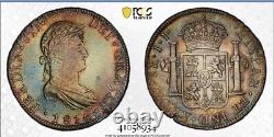 1816 Mexico 8r Silver Coin Pcgs Au