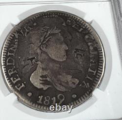 1819 CA RP Mexico Silver 8 Reales 8R, Chihuahua, Royalist, NGC VF 20 TOP POP