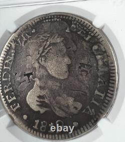 1819 CA RP Mexico Silver 8 Reales 8R, Chihuahua, Royalist, NGC VF 20 TOP POP
