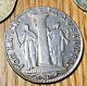 1822 Peru 8 Reales Xf-au First Coin Of Peru Bolivar Lima Republic Silver