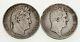 1831-1839 France 5 Francs Silver Coin Lot Of 2, Km 735.1, 749.7