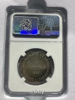 1831-Dated France Silver Commisaires Experts MS64 NGC BullionPLUS Candy? TONER