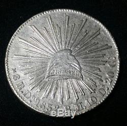 1832 Mexico 8 Reales Do RM World Silver Coin High Grade! Free Shipping