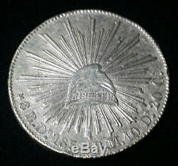 1832 Mexico 8 Reales Do RM World Silver Coin High Grade! Free Shipping