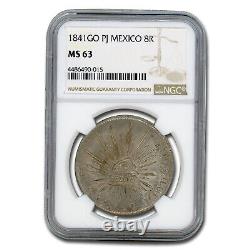 1841- Mexico Silver 8 Reales MS-63 NGC SKU#260763