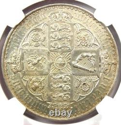 1847 Britain Victoria Gothic Crown Coin Uncirculated