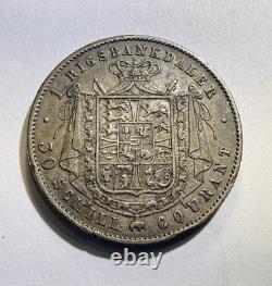 1847 DENMARK Rigsbankdaler / 30 Shillings 1847 FK/VS Choice AU Details