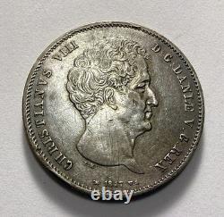 1847 DENMARK Rigsbankdaler / 30 Shillings 1847 FK/VS Choice AU Details