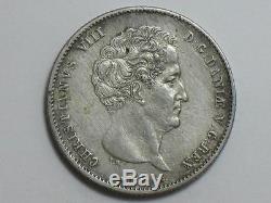 1847 Denmark Rigsbankdaler 87.5% Silver World Coin