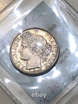 1851 A 2 Francs Silver Coin Really Pretty Piece