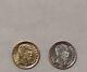 1865 1 Peso Mexicano Maximiliano Emperador Gold And Silver M1