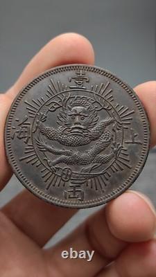 1867 HongKong Silver Coin 1Tael ShangHai Dragon Silver Dollar Coin Money