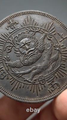 1867 HongKong Silver Coin 1Tael ShangHai Dragon Silver Dollar Coin Money